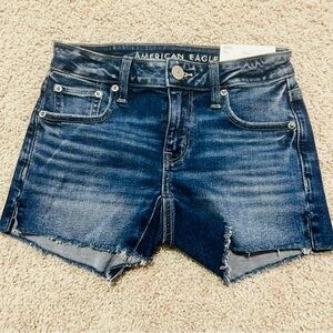 American Eagle Outfitters Dark Blue Jean Shorts